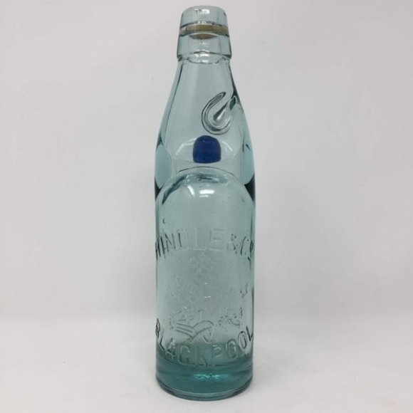 Hindle & Co Blackpool Antique Heavy Glass Bottle